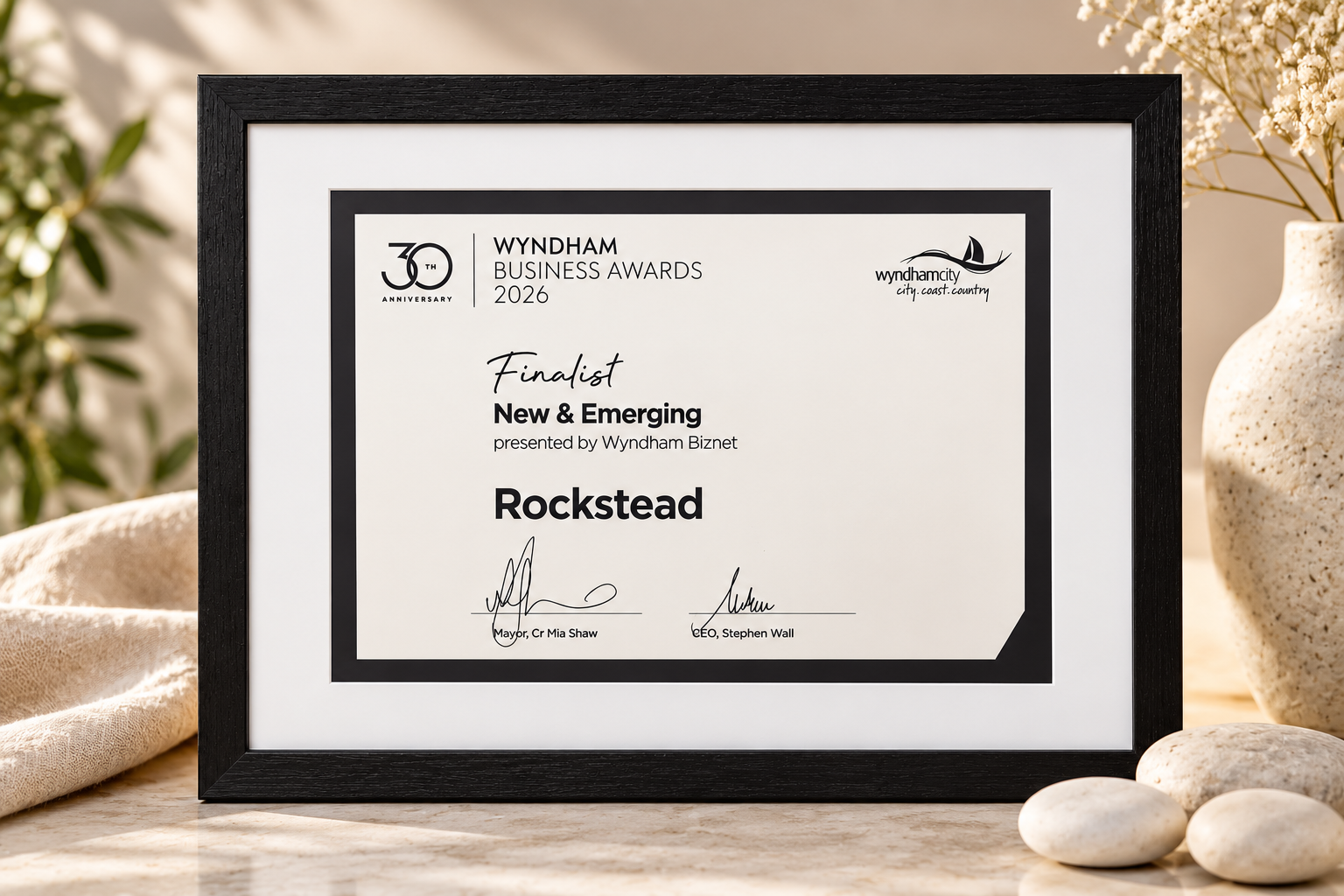 Wyndham Business Awards — Official Logo