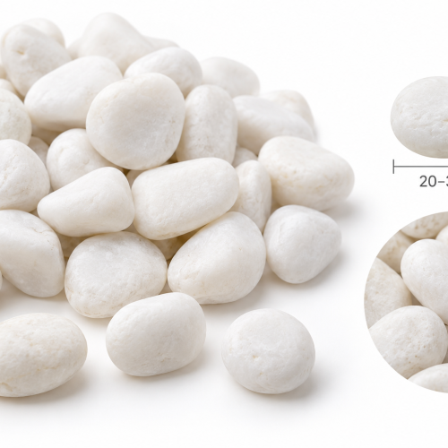 Rockstead 20-30mm Snow White Pebbles